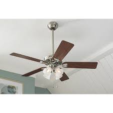 The fan is craftily designed with. Shop Hunter Westminster 52 In Brushed Nickel Downrod Or Flush Mount Ceiling Fan With Li Flush Mount Ceiling Fans With Light Ceiling Fan Flush Mount Ceiling Fan