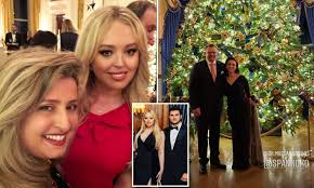President trump's youngest daughter tiffany trump and her beau michael boulos announced their engagement with a photo taken at the white house on the president's last day in office. Tiffany Trump S Boyfriend Michael Boulos Brings His Parents To The White House Daily Mail Online