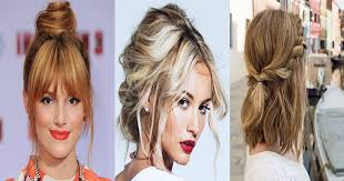 The best thing about this hairstyle is that you can have a simple, elegant low bun or you can add some flare by twisting or braiding. 48 Easy Updos For Short Hair To Do Yourself