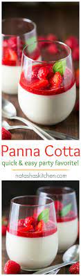 It is one of my favorites food recipes. Panna Cotta With Berry Sauce Video Recipe Natashaskitchen Com Diy Food Recipes Food Dessert Recipes