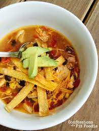 21 Day Fix Chicken Tortilla Soup Recipe Yummly Recipe Clean Eating Soup Slow Cooker Recipes Healthy 21 Day Fix Meals
