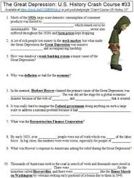 But was rather a symptom of the economic conditions which led to the depression. 31 The Great Depression Worksheet Free Worksheet Spreadsheet