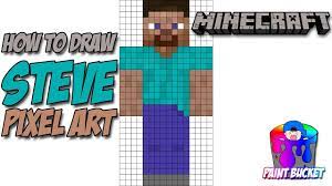 Large scale, minecraft figures bring beloved minecraft favorite characters to life! How To Draw Minecraft Characters Minecraft Pixel Art Steve In 2021 Pixel Characters Minecraft Pixel Art Pixel Art