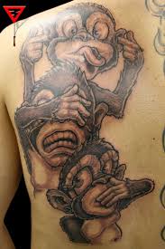 Amazing monkey tattoos designs and ideas for men and women. Hear No Evil See No Evil Speak No Evil Tattoo