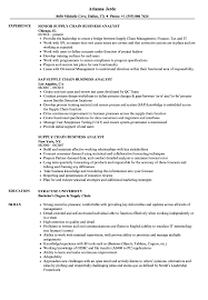 How to write a resume for supply chain analyst job: Supply Chain Business Analyst Resume Samples Velvet Jobs