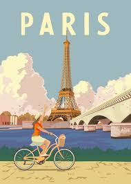 Paris Art Print By Vectro Poster X Small Retro Poster Paris Poster Retro Travel Poster