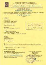٢٨ جمادى الآخرة ١٤٤٣ هـ. Disnakertrans Lowongan Kasir Dan Pramusaji Di Restoran Foodpedia Wates