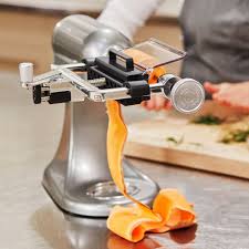 The kitchenaid refurbished vegetable sheet cutter attachment will inspire any crafty chef with delicious sheets of zucchini, cucumber, apples, and other produce. Kitchenaid Vegetable Sheet Cutter Attachment Sur La Table
