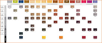 Redken Shades Color Chart World Of Menu And Chart Intended