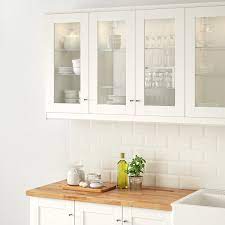In 2019, houzz reported that the average cost of a kitchen remodel rings in at a whopping $14,000. Savedal Glass Door White 40x100 Cm Ikea New Kitchen Cabinets Glass Kitchen Cabinets Kitchen Cabinet Doors