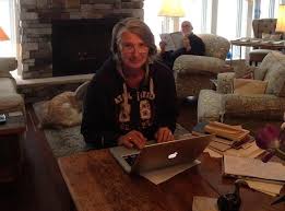Louise Penny Writing At Home Louise Penny Louise Penny Books Favorite Authors