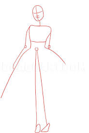How to draw black girls. How To Draw A Fashion Model Step By Step Drawing Guide By Dawn Dragoart Com