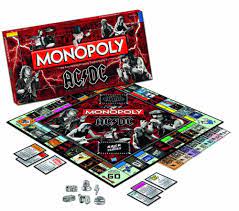 Ac Dc Monopoly Boardgame Monopoly Monopoly Game Board Games