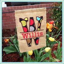 In The Hoop Garden Flag Machine Embroidery Projects Ribbon Embroidery Kit Embroidery Boutique