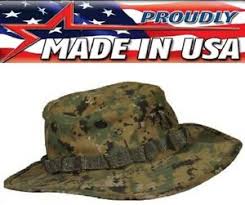 Details About Usmc Marine Marpat Woodland Digital Camouflage Boonie Hat Us Made 573 317