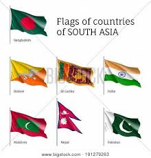 Bangladesh vs sri lanka 1st test match will start at 10:30 bd time at pallekele international cricket stadium on 21 april 2021. Set Waving Flags On Vector Photo Free Trial Bigstock