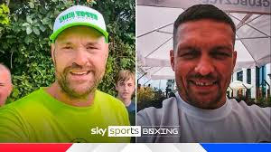 Oleksandr Usyk takes to Instagram to respond to Tyson Fury's taunt ahead of  their boxing rematch in Riyadh