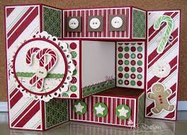Stampin Time Tri Shutter Card Christmas Cards Handmade Christmas Cards Christmas Card Design
