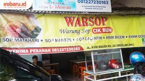 250 gr daging cacah ayam bahan pelengkap topping bisa sesuai selera: Menikmati Semangkuk Sup Matahari Di Warsop Cik Bun