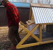 DIY Mobile Chicken Coop Built For the North