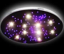 2 auswechselbare schablonen projizieren den sternenhimmel. Stars Xxl Led Sternenhimmel Farbwechsel Deckenlampe Lampe 60 80cm 46 53w Rgb Ebay