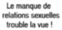 Manque de sexe