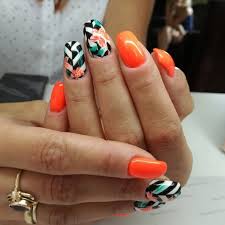 My Favourite Orangenails Art Designs Orange Nail Art Orange Nails Nail Art