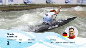 Tasiadis finished with a time of 96.87, winning the silver. Sideris Tasiadis Winning Run C1 Men World Cup 3 2018 Icf Slalom Augsburg Germany Youtube