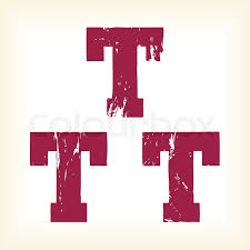Letter t in different fonts. Grunge Vector T Letter Vektor Typ Stock Vektor Colourbox