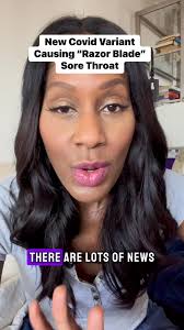 Covid variant causing “razor blade” sore throat? #covid #covidvariant  #sorethroat
