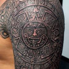 They would sacrifice things to the sun and mourn the eclipses when they occurred. Aztec Tattoos Inked Magazine Tattoo Ideas Artists And Models