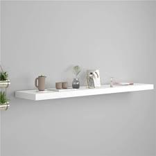 This really is a must, whether you're a diy buff with an extensive collection of tools which need. Floating Wall Shelf White 120x23 5x3 8 Cm Mdf