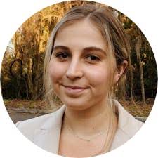 Picture of an attendee waiting to enter the rally