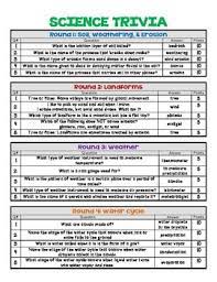 Think you know a lot about halloween? Science Trivia 3rd Grade By R Auringer Teachers Pay Teachers