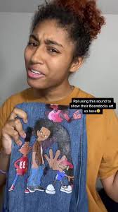 This is my first ever pair of painted jeans. Bonus points if you recognize  the other cartoon characters😁 #boondocks #rileyfreeman #hueyfreeman  #paintedjeans