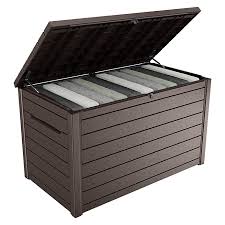 Keter Garten Aufbewahrungsbox Ontario L X B X H 148 X 83 X 86 Cm Espresso Braun Bauhaus