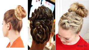 Quick & easy braided bun for school! Top 9 Braided Bun Hairstyles For Long And Short Hair