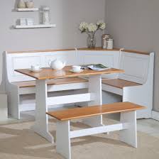 Elegant Corner Breakfast Nook Table With Bench Together White Stained Wooden Material With Varnishe Breakfast Nook Furniture Kitchen Nook Table Nook Dining Set Here are the top ways to create better access and most kitchens end up having corner cabinets.