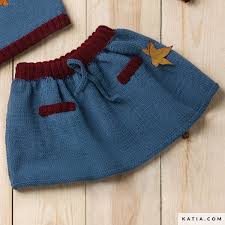 Abby from sew much ado made a skirt and top both from knit fabric with incredible speed one day. Skirt Baby Autumn Winter Models Patterns Katia Com
