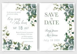 The greenery wedding invitations are set up by professionals who strive hard to add glamor to the party and can be placed both indoors as well as outdoors. Wedding Invitation Card Floral Hand Drawn Frame Greenery Wedding Royalty Free Cliparts Vectors And Stock Illustration Image 129016223