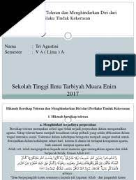 Hikmah dan manfaat menghindarkan diri dari tindak kekerasan ? Hikmah Bersikap Toleran Dan Menghindarkan Diri Dari Perilaku Pdf