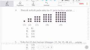 Soal dan pembahasan pola bilangan. 4 Pola Bilangan Persegi Pembahasan Soal Un Matematika Smp Tahun 2017 Youtube