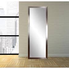 Brandtworks Embossed Steel Full Length Wall Mirror Rectangular Bathroom Mirror Mirror Wall Beveled Mirror