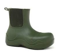 Yoki Womens Glyn- Chelsea Rubber Slip on Rain boot - Olive / .b12 --6 (1)-  7(2)- 8(3)-9(3)-10 (2)-11(1)
