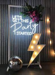 Party Neon Sign Event Customize Led Neon Lights Meetting Etsy In 2021 Wedding Neon Sign Neon Wedding Neon Decor