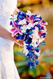Explore westosha floral's photos on flickr. Keri S Cascade Bridal Bouquet 2nd Design Rubrim Lilies Etsy Blue Wedding Flowers White Bridal Bouquet Cascading Bridal Bouquets