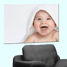 Bespoke Personalised Heart Shape Photo Collage Box Framed Canvas Print  Ready to Display 24 X 24 Inches