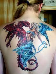 This is the tattoo that i will be getting very soon. Half Angel Half Devil Tattoo Shefalitayal