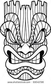Image Result For Tiki Gods Drawings Tiki Art Tiki Faces Tiki Mask Onsite carver for that custom carving piece. tiki mask