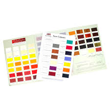 michael harding handmade colour chart